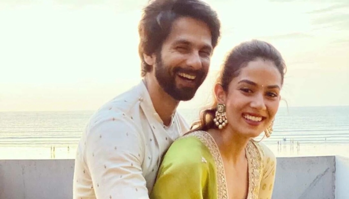 Shahid Kapoor cuddles up to Mira Rajput in cute snap