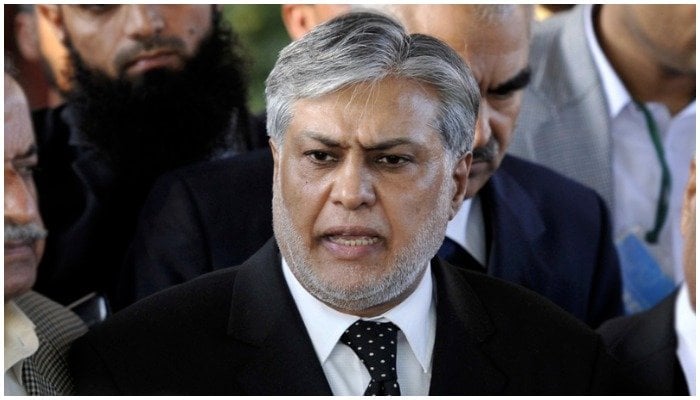 PML-N leader and former finance minister Ishaq Dar. — AFP/File