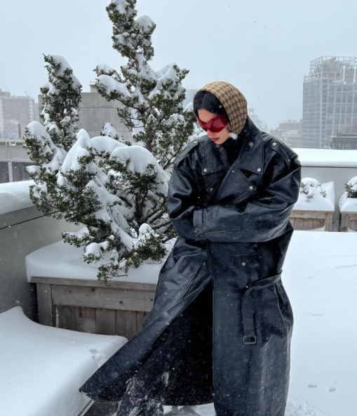 Dua Lipa poses in heavy New York snowfall: ‘everything is totally fine’