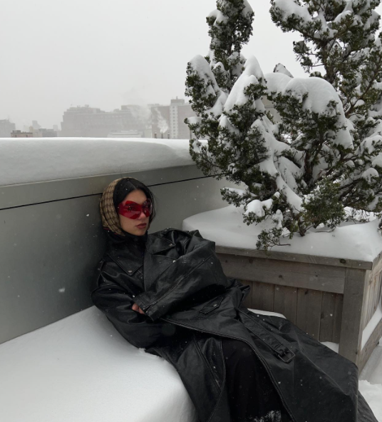 Dua Lipa poses in heavy New York snowfall: ‘everything is totally fine’