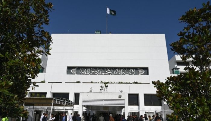 Parliament building Pakistan. —AFP