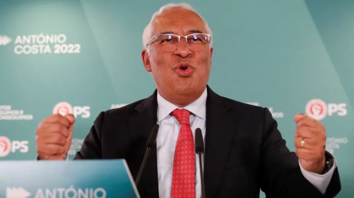 Prime Minister Antonio Costa speaks after winning a majority in Portugals snap general election on Sunday. — Reuters/File