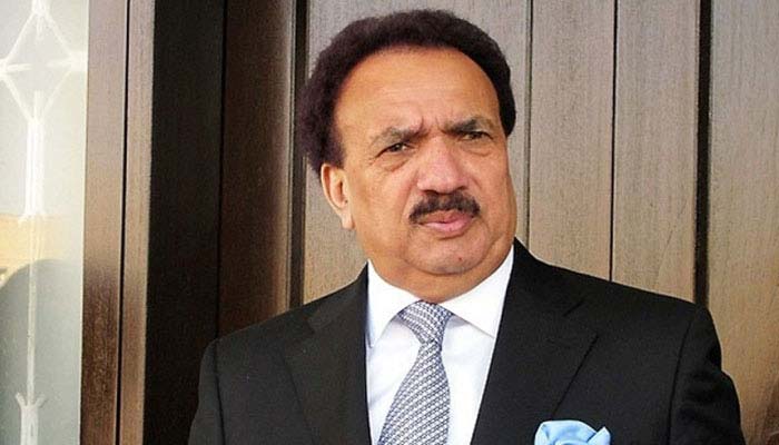 PPP senior leader Rehman Malik. — Twitter