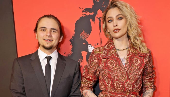 Michael Jackson’s children Prince and Paris Jackson on Tuesday attended the opening night of MJ: The Musical
