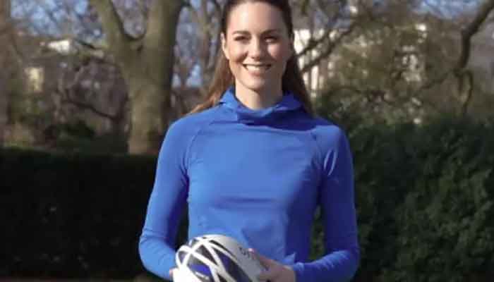 Kate Middleton praised for spinning the rugby ball on one finger