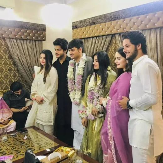 Inside Aiman Khan, Minal Khan’s brother’s engagement ceremony