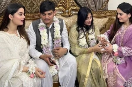 Inside Aiman Khan, Minal Khan’s brother’s engagement ceremony