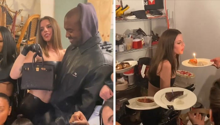 Kanye West loves making a scene! Impresses Julia Fox friends with Birkin bags