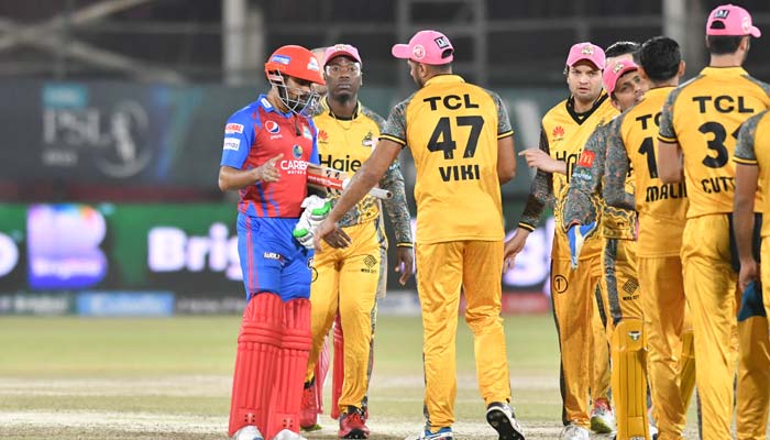 Peshawar Zalmi faced Karachi Kings in the 11th match of Pakistan Super League seventh edition at the National Stadium of Karachi. — PCB