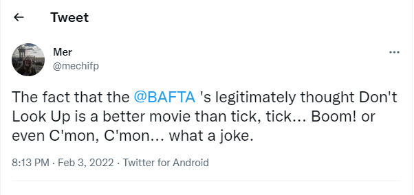Andrew Garfield snubbed from BAFTA nominations, fans furiously blast the awards