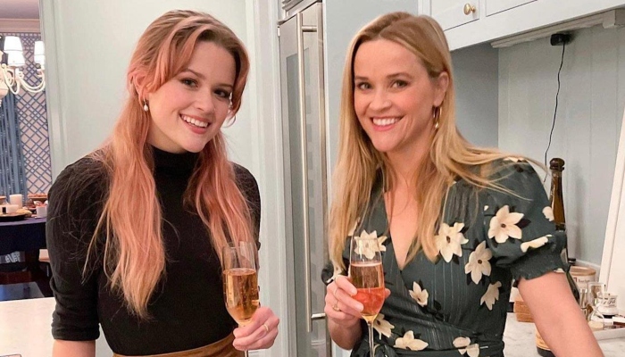 Reese Witherspoon twins with daughter Ava as they kick off weekend with a toast