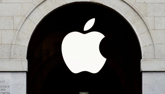 Apple logo is seen on the Apple store at The Marche Saint Germain in Paris, France on July 15, 2020. — Reuters/File