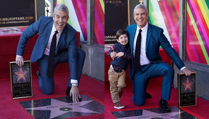 Andy Cohen receives Hollywood Walk of Fame star on his son Ben’s 3rd birthday