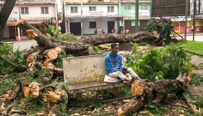 Madagascars disaster management agency said that Cyclone Batsirai had left 20 people dead and forced 55,000 from their homes. — Rijasolo/AFP