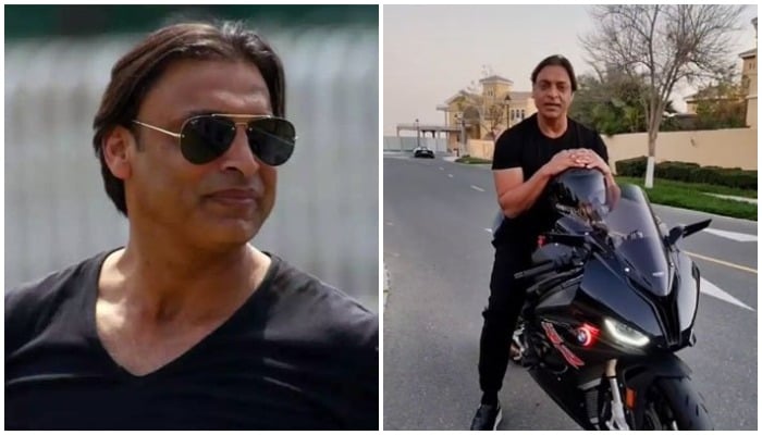 Shoaib Akhtar. Photo: Twitter/shoaib100mph/ screengrab from TikTok video