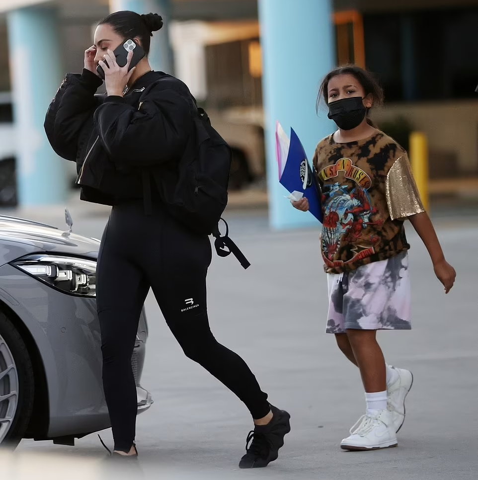 Kim Kardashian, daughter North spotted after feud with Kanye West