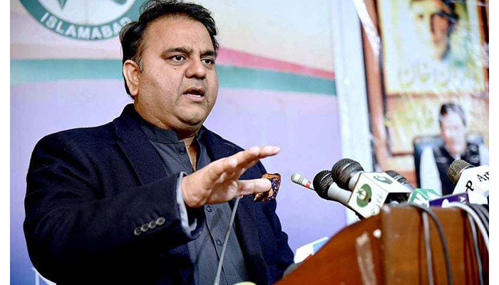 Federal Minister for Information and Broadcasting Fawad Chaudhry. — APP/File