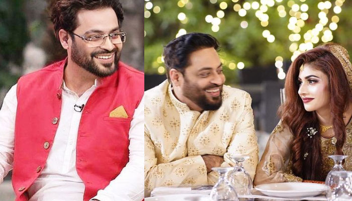 Aamir Liaquat sends out message to haters jealous of his third marriage