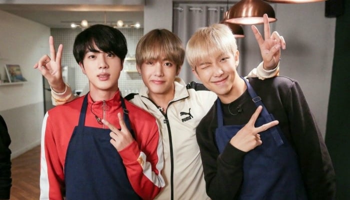 Watch: BTS’s Jin, RM & V interrupt each others interviews with hilarious remarks