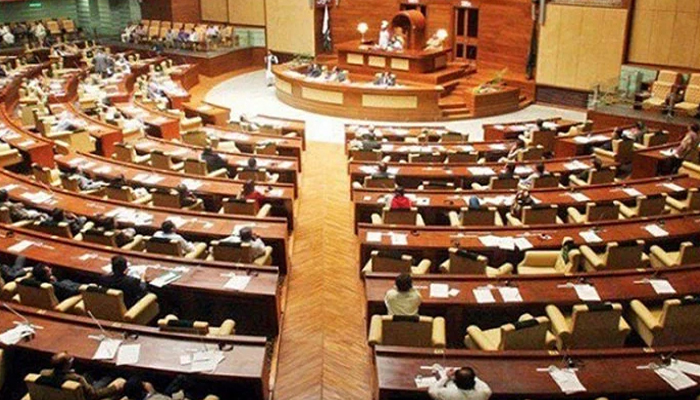 A general view of the Sindh Assembly. — Twitter/File