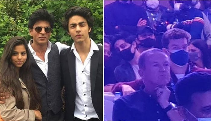 Shah Rukh Khan kids Aryan, Suhana attend IPL auction briefing for father