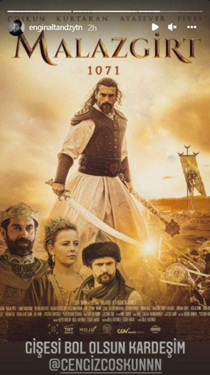 Cengiz Coşkun aka Turgut Alp’s new film ‘Malazgirt 1071’ is released