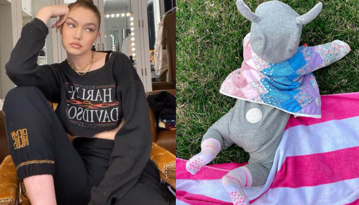 Gigi Hadids daughter Khai, 1, dishes out major fashion goals in rare photo