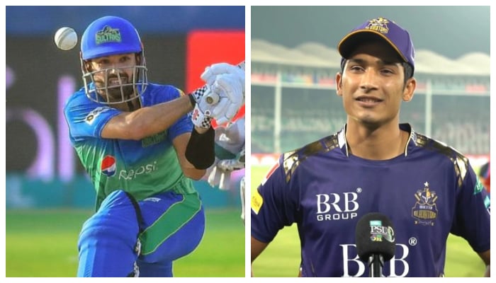 Pakistan teams wicket-keeper batsman Mohammad Rizwan (left) and pacer Mohammad Hasnain. — PCB/File