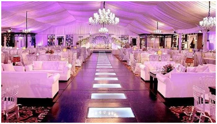 File photo of a wedding hall.