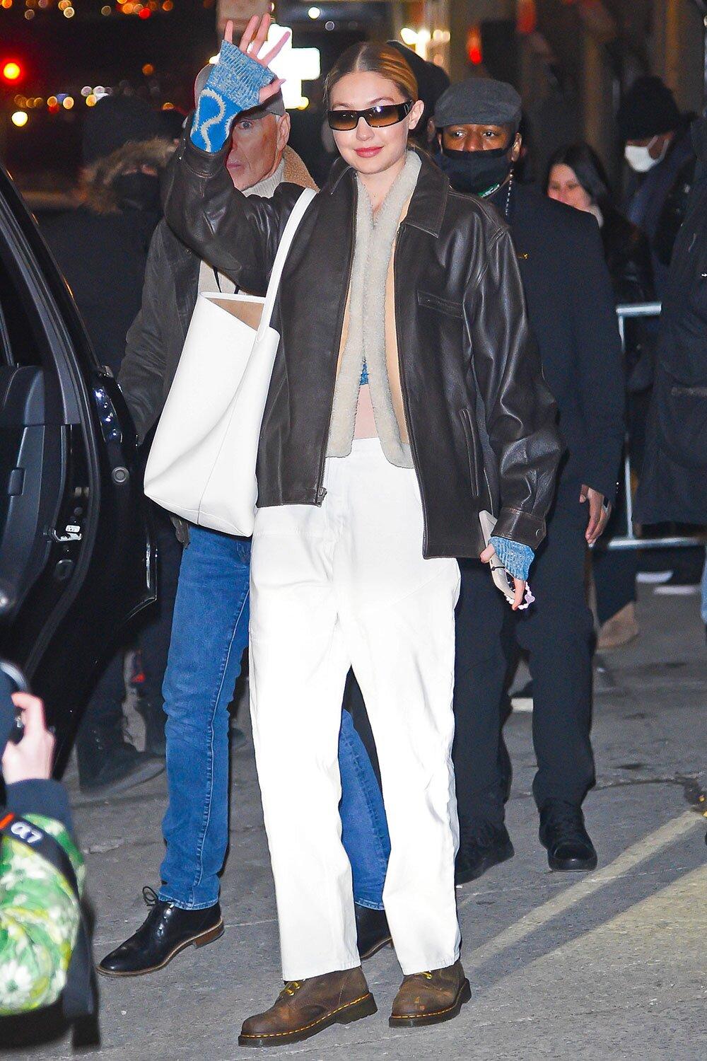 Gigi Hadid dazzles in casual outfit at Michael Kors Show