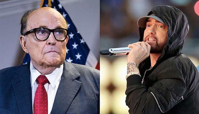 Eminem claps back at Rudy Giuliani in ‘Lose Yourself’ spoof on ‘Late Show’