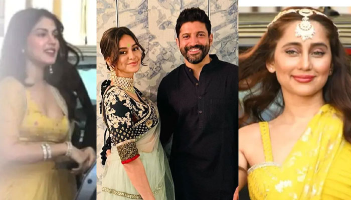 Farhan Akhtar – Shibani Dandekar mehendi: bride’s sister and friend dances to ‘Mehndi laga k Rakhna’