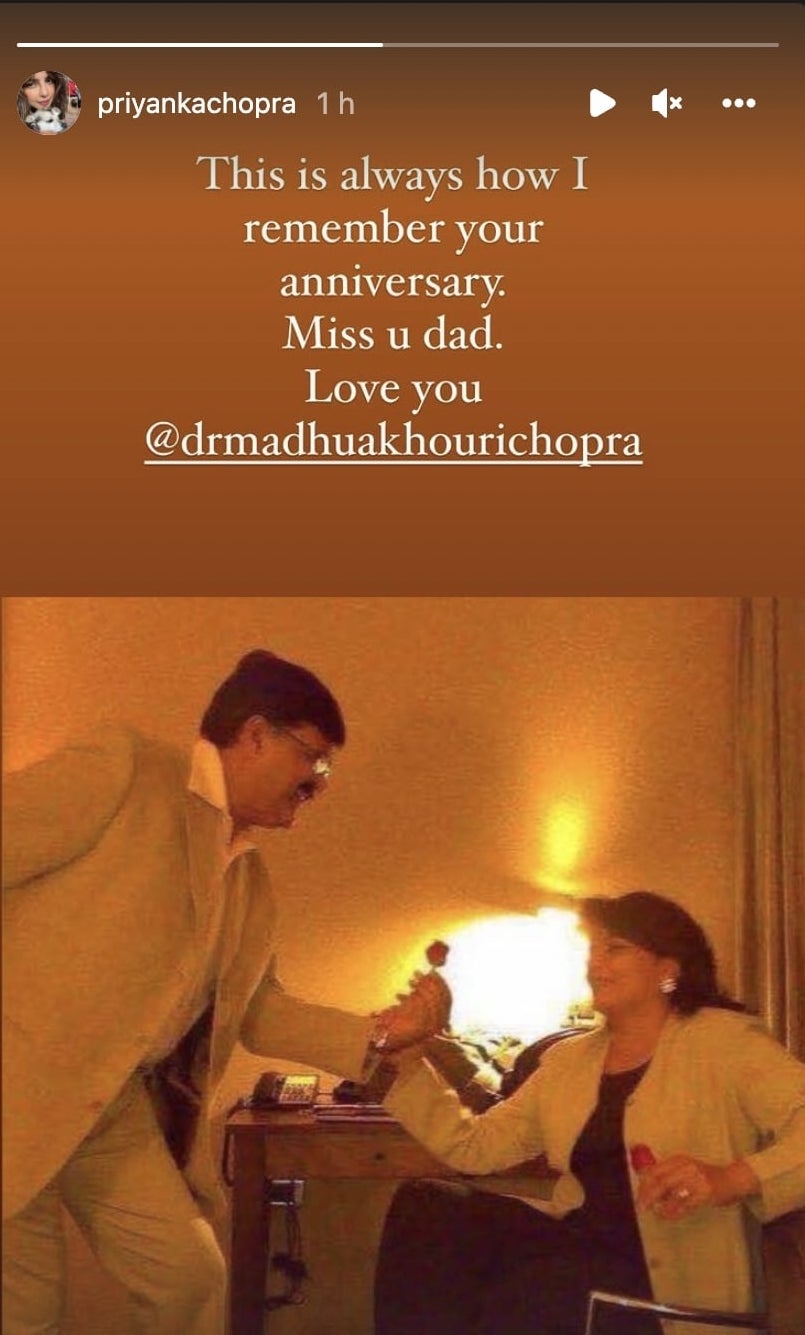 Priyanka Chopra pens emotional note for her late father on parents’ marriage anniversary