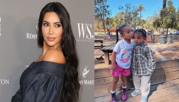 Kim Kardashian posts adorable pic of kids Chicago and Psalm, leaves internet in awe
