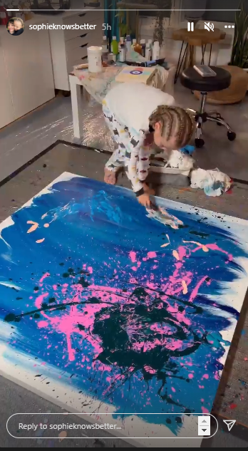 Drakes son Adonis paints the canvas after acing French speaking skills: see pic