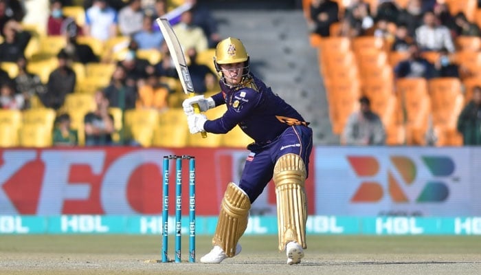 Jason Roy about to hit the ball — PCB