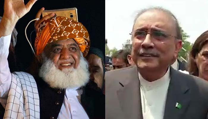 No-trust motion: Asif Zardari assures Fazlur Rehman of complete support