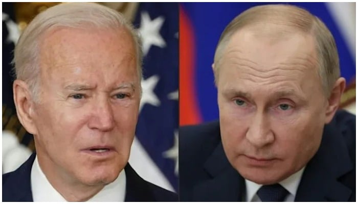 US President Joe Biden (left) and Russian President Vladimir Putin (right). Photo: AFP