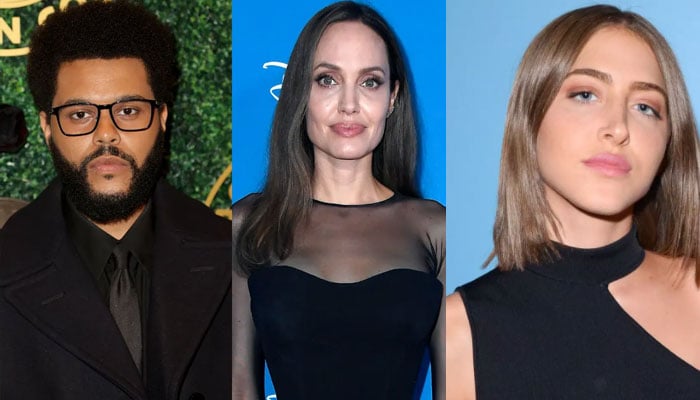 The Weeknd slams Angelina Jolie romance rumours with Simi Khadra PDA