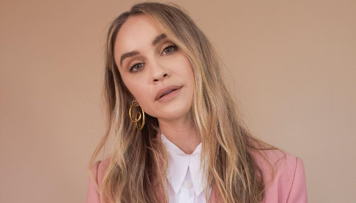 Glees Becca Tobin welcomed her first child, a baby boy, via surrogacy after suffering two miscarriages