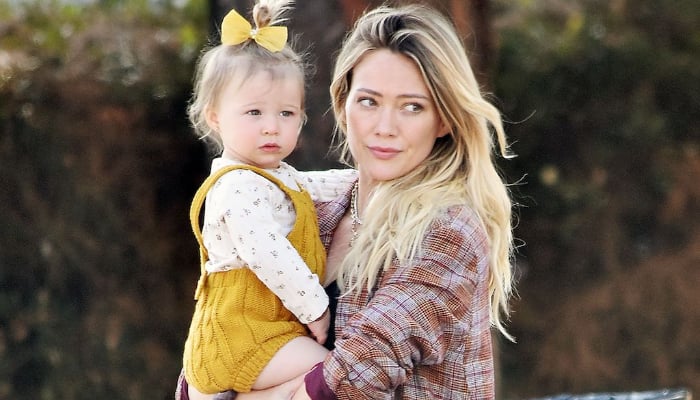 Hilary Duff has no time for criticism over her parenting style and on Wednesday called out online naysayers