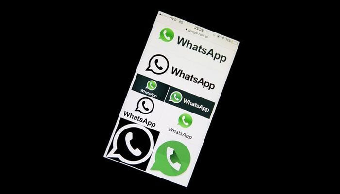 WhatsApp logos can be seen on a smartphone screen. — Reuters/File