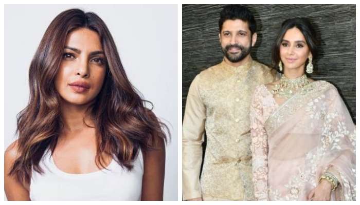 Priyanka Chopra congratulates newlyweds Farhan Akhtar,Shibani Dandekar :See here