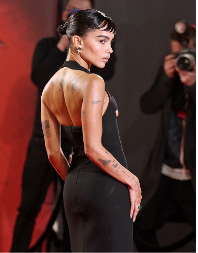 Zoë Kravitz leaves fans spellbound with her glam look at The Batman premiere
