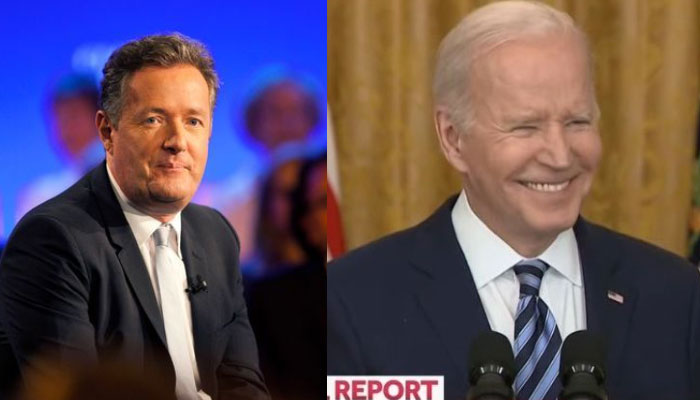 Piers Morgan dubs Joe Biden shameful for laughing during Ukrain press conference