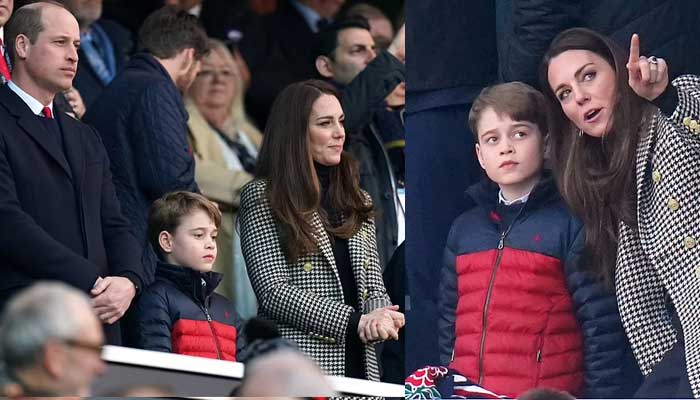 Il principe George aiuta Kate Middleton e il principe William a mantenere la calma mentre le loro squadre si scontrano