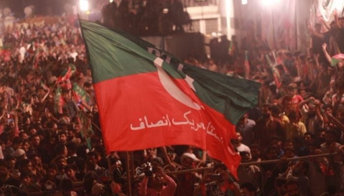 Pakistan Tehreek-e-Insaf (PTI) flag. Photo source: PTI