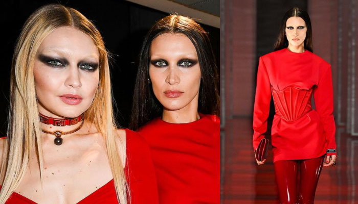 Gigi and Bella Hadid rock new look for Versace show feat bleached brows: pics