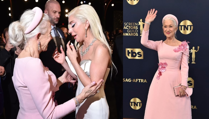 Lady Gaga shares emotional moment with Helen Mirren at 2022 SAG Awards