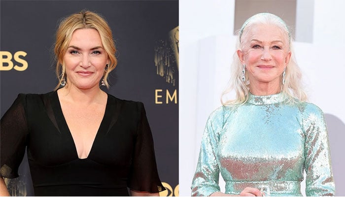 Kate Winslet presented Helen Mirren the lifetime achievement award at the SAG Awards via virtual appearance